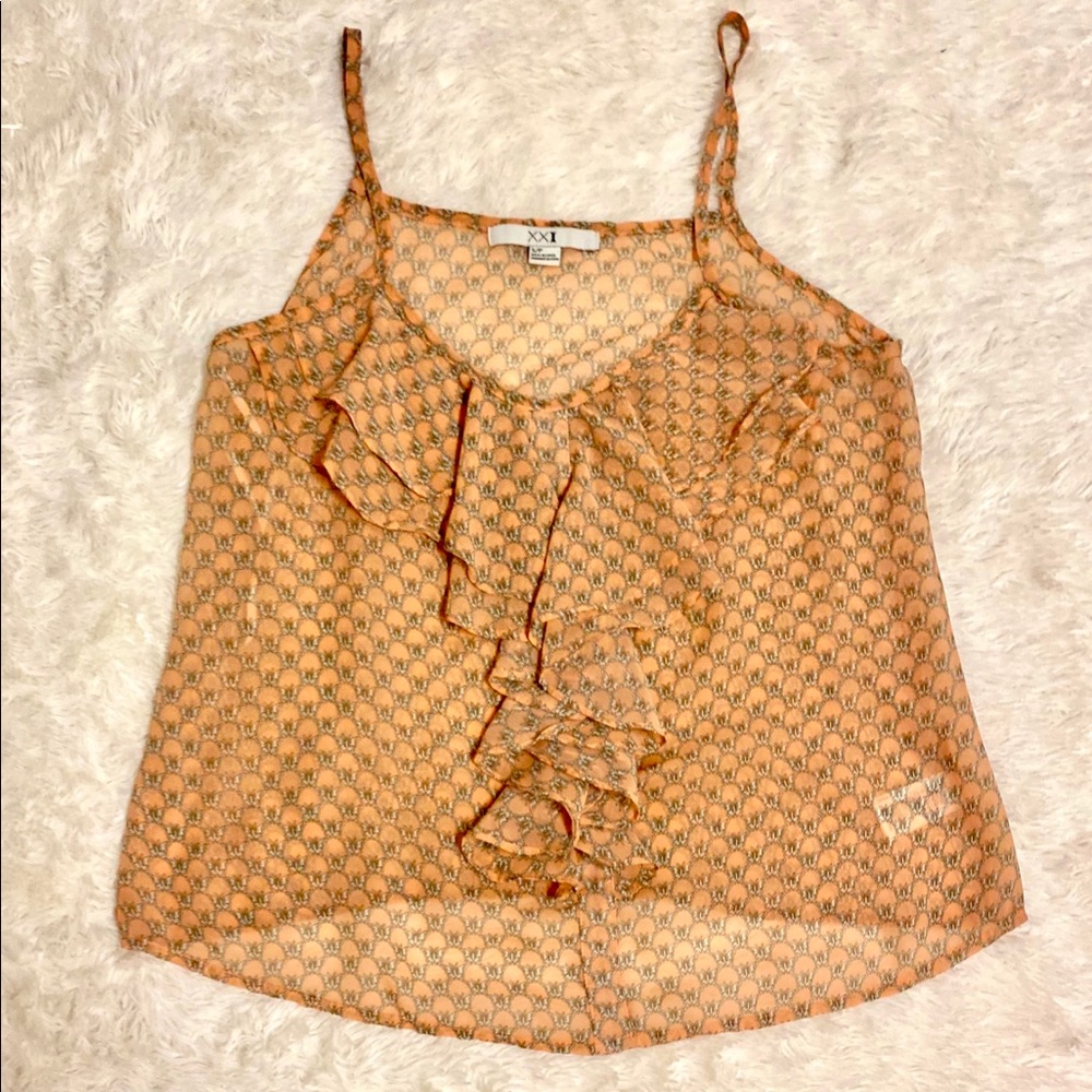 Gifted to customer - Forever 21 Coral Camisole Top